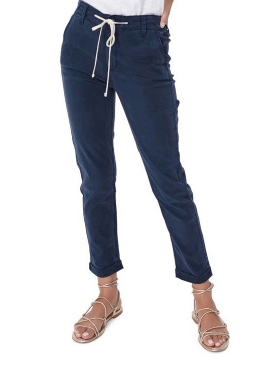 PAIGE Pants - PAIGE women’s Christy Chinos with Drawstring in French Navy Size 29 NWOT